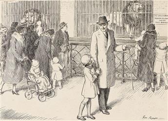 FREDERICK PEGRAM (1870 - 1937) "Why do the lions roar so loud?"